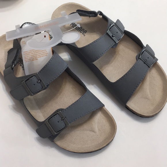 ♦️NWT Gymboree sandals Grey boys 4 - Picture 2 of 6